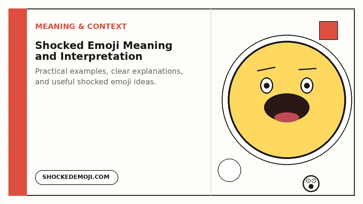 Shocked Emoji Meaning and Interpretation cover image